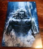 Aqua Man Tyler Kirkham 11 X 17 Art Print Signed By Tyler Kirkham With COA