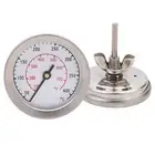 Barbecue Thermometer with Fahrenheit and Celsius Degrees Ensures Even Cooking