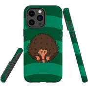 For iPhone 14 Pro Max Case Tough Protective Cover, Echidna Portrait