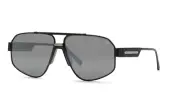 Philipp Plein SPP106M 541X NERO/PALLADIO SEMILUCIDO 63/13/145 Men's Sunglasses