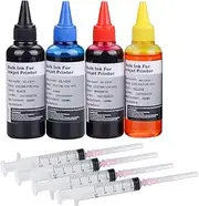 Ink Refill kit 200ml Black for HP 950 951 932 933 60 61 952 902 901 62 63 21 22 920 940 934 564 711 970 971 94 95 96 Inkjet Printer Cartridges for Refillable Cartridges