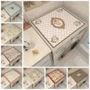 Solid Color Diatomaceous Mud Drum Washing Machine Mat Household Dust Cover Mat