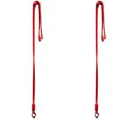 2x Urban Products Nylon Pop Universal Mobile Phone Cord/Sling Adjustable Red