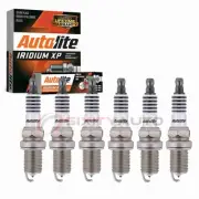 6 pc Autolite Iridium XP Spark Plugs for 1992-1994 Audi 100 Ignition wc (for: Audi)