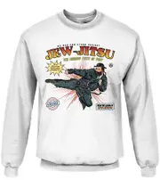 I Know Jew Jitsu White T Shirt sweatshirt CrewneckHoodie sweatshirt