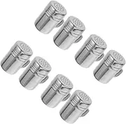 4sets Modern Sugar Duster Flour Strainer Lid Small Shaker Salt Container 2pcs*4