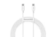 Baseus Superior Series Fast Charging Data Cable USB-C to USB-C 100W 2Meter - White