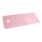 Massage Table Sheet With Hole Pink Beauty Salon SPA Warm Thick Short Plush B EOM