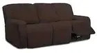 8 Pieces Microfiber Stretch Sectional Recliner Sofa Slipcover Soft Fitted