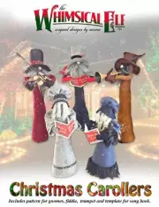 Cloth Art Doll Pattern "Christmas Carolers" By Norma Inkster