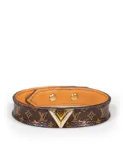 Brown Monogram Essential V Bracelet
