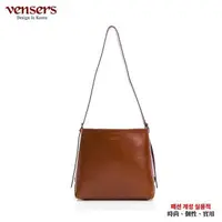 在飛比找PChome24h購物優惠-【vensers】小牛皮潮流個性肩背包(NL068101棕色