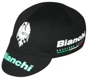 BIANCHI OLTRE Black Team Cycling Cap NEW Bike Ride Hat Free Shipping !!