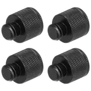 4Pack Mic Stand Adapter M10 Female to 3/8 Male Thread Screw Adapter Aluminum
