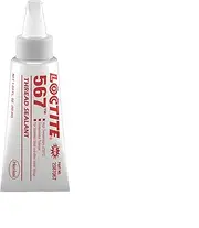 LOCTITE 2087067 Pipe Thread Sealant,50mL,Tube,Low,White G5770917
