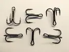 (50) Mustad KVD-Elite Round-Bend 1X Treble Hooks (Size 4) TR78NP-BN UltraPoint