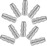 BEBEMOKO 10pcs Iron Axe Wedge Handles Safety Round Hammers Reinforcement Kit for Agricultural Tools