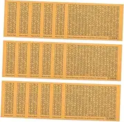 PLAFOPE 50pcs Cash Envelope Labels: Savings Bank Stickers Numbered Decals Money Saving Box Adhesive For DIY Sticker For Coin Jars Beige (5000)