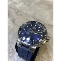 在飛比找蝦皮購物優惠-ORIS Aquis 時間之海500米小秒針潛水機械錶