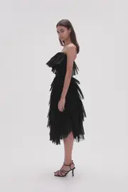 Elsie Pleated Midi Skirt