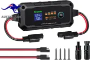 10A MPPT Solar Charge Controller 12V, Portable Solar Panel Regulator with Solar