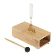 New Instrument Parts 440Hz Tuning Fork Sound Fork Resonant Box Kit Acoustic
