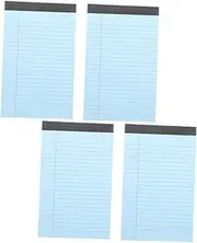Baluue Tear-off Legal Pad Notebooks Undated Memo Pads Wide Ruled Lined Notebooks Small Office Supplies Memo Books for Work