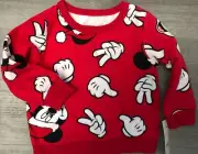 Baby Boy Mickey Mouse Christmas Sweatshirt Size 12 months NWT