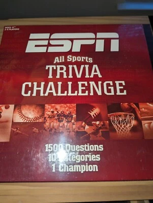 ESPN All Sports Trivia Challenge Game 1500 Questions Sealed New in Box