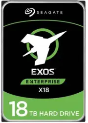 Seagate 18TB 3.5' SATA EXOS X18 Enterprise 512E/4KN INTERNAL 3.5 SATA DRIVE -