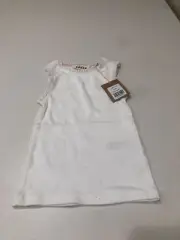 Mini Boden White Tank Dress Size 5-6y