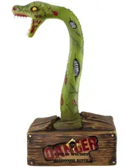 Animatronic Zombie Snake Deluxe Halloween Decoration