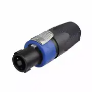 4 Pole 4pcs NL4FX Speaker Cable Plug Connector for Speaker Quick Lock