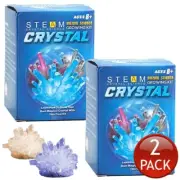 2 x STEM Crystal Growing Kit Science Kids DIY Educational Learning Crafts Toys