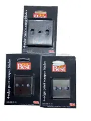 Doit Best 4-edge paint scraper blades (2 blades Per Pk) 2 1/2”&1 3/4”