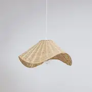 Molly Rattan Pendant Light - Wavy Rattan