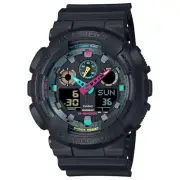G-Shock Casio GA-100 Series Analog-Digital Multi-Color Black Resin Watch 55mm...