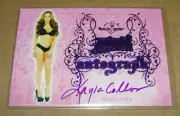 2015 Benchwarmer KAYLA COLLINS Pink Archive #46 Purple Foil Auto PLAYBOY Sexy