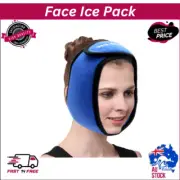Face Ice Pack for Wisdom Teeth , Jaw, Head, Chin 4 Reusable Hot & Cold Gel Pack