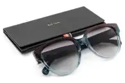 New Paul Smith Women's Sunglasses Darcy Gradient Turquoise 54-20-145 w/ Case
