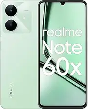 [realme] Note 60X (3GB RAM, 64GB Storage) - 6.74" 90Hz Display, 5000mAh Battery, Unisoc T612, 8MP Camera, Android 14 | Dual SIM | Reinforced Glass | Type-C - Middle East Version (Wilderness Green)