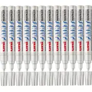 NEW Box 12 Uni-Ball PX20 Paint Marker Bullet Tip 2.2mm White UniPaint Markers