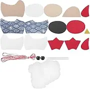 Beginner Sewing Supplies Quilting Organizer Basket Printed Cotton Fabric for Patchwork Projects