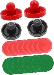JUMPLAWN 1Set Funny Hockey Air Hockey Paddles Replacement for Indoor Game Includes Balls for Air Hockey