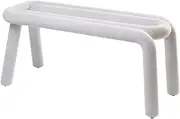 MIUZ Bold Bench | Replica Replica Bold Bench Designer Seat Living Room Entryway Home Furniture (White)
