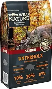 Dehner Wild Nature Cat Dry Food, Underwood, Senior, Wild Boar, 1.5 kg