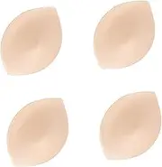 [SAFIGLE] Invisible Inserts Pads Breast Liners for Bikini Sports Bras Dresses Soft Non Slip Design for Comfortable Wear Skin Tone