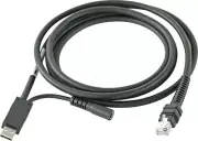 Zebra CBA-U42-S07PAR USB Data Transfer Cable - 7 ft for Barcode Scanner