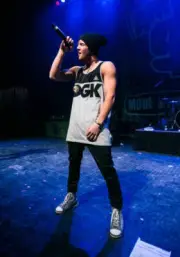 Drew Chadwick of Emblem3 at the 2013AMP 987 Kringle Jingle at The - Old Photo 1