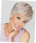 Short Wigs for White Women Platinum Blonde Pixie Cut Wigs Platinum blonde
